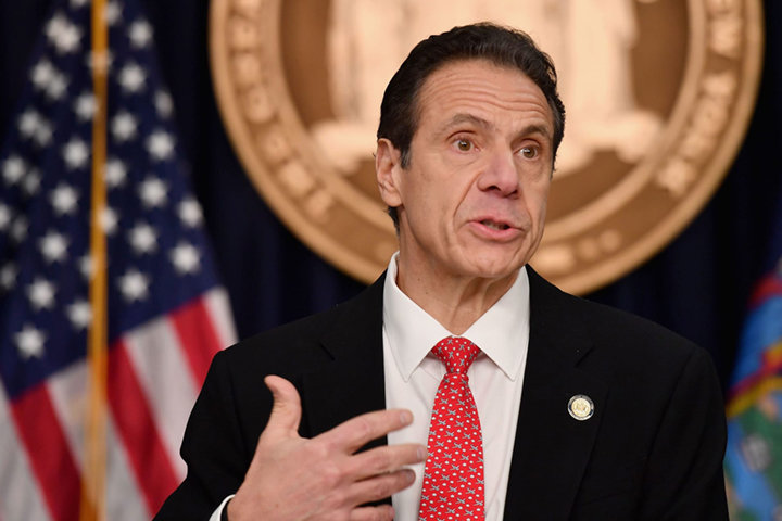 Governor Cuomo said although the one day death toll spiked in the state, it appears new case numbers are slowing.